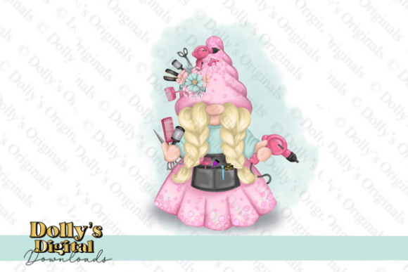 Exploring the Hairdresser Beauty Gonk PNG for Sublimation and Print Design