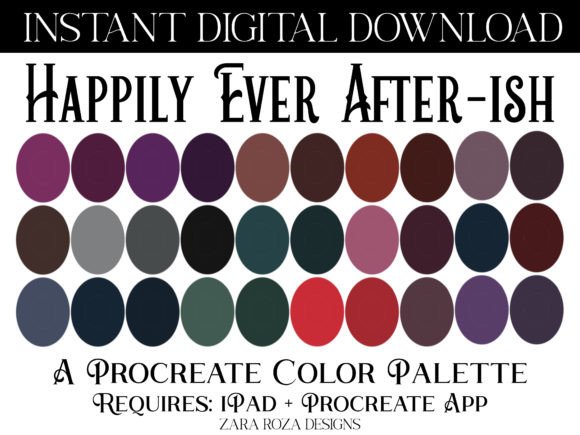 Happily Ever After-ish Procreate Palette