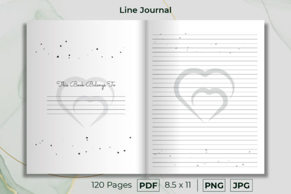 Heart Theme Lined Journal Notebook V3: A Practical Tool for Mindful Organization