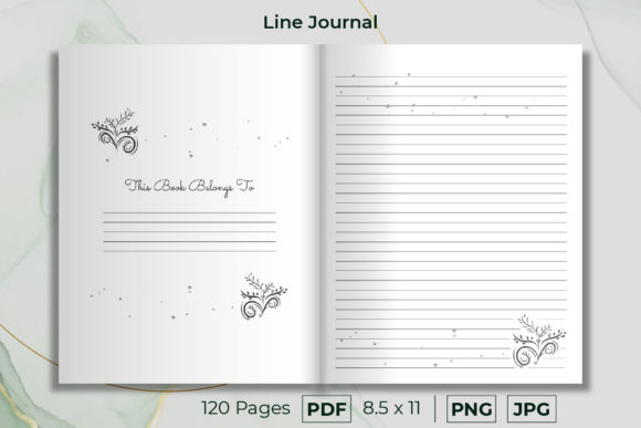 Heart Theme Lined Journal Notebook V8: A Practical Interior for KDP Creators