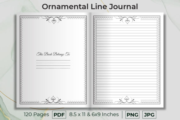 Ornamental Composition Line Journal V10