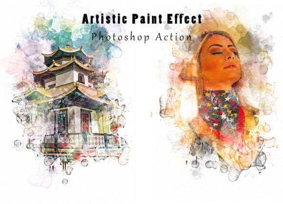Strategic Visual Branding with the Artistic Paint Effect Photoshop Action