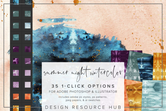 Summer Night Watercolor Photoshop Styles: A Guide to Instant Artistic Texture