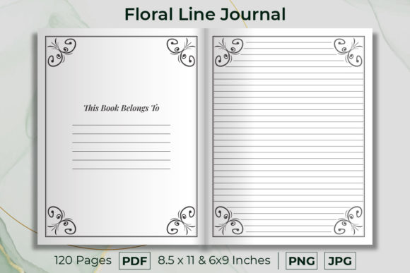 Unlocking Creativity with the Decorated Composition Line Journal V1